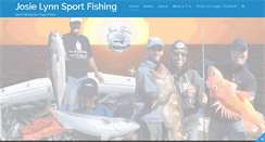 Desktop Screenshot of josielynnsportfishing.com