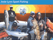 Tablet Screenshot of josielynnsportfishing.com